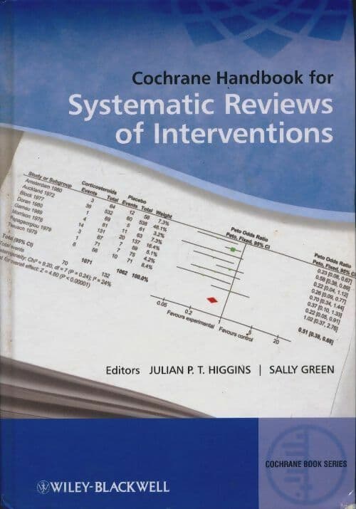 Cochrane handbook for systematic reviews of interventions - Julian P. T. Higgins