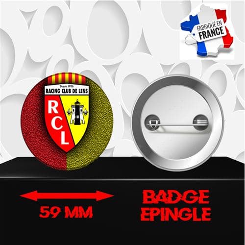 Badge à épingle 59 mm Collection Football Club de Foot Europe 660