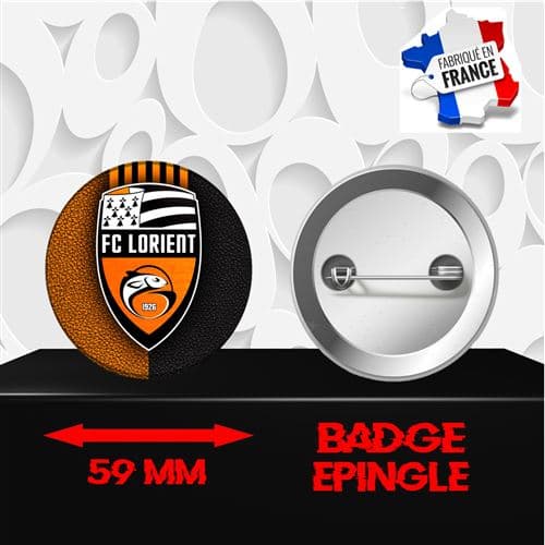 Badge à épingle 59 mm Collection Football Club de Foot Europe 658