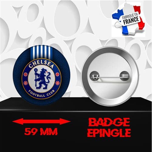 Badge à épingle 59 mm Collection Football Club de Foot Europe 645