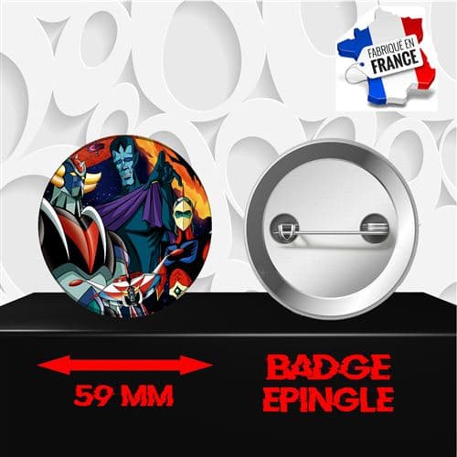Badge à épingle 59 mm Manga Goldorak 203