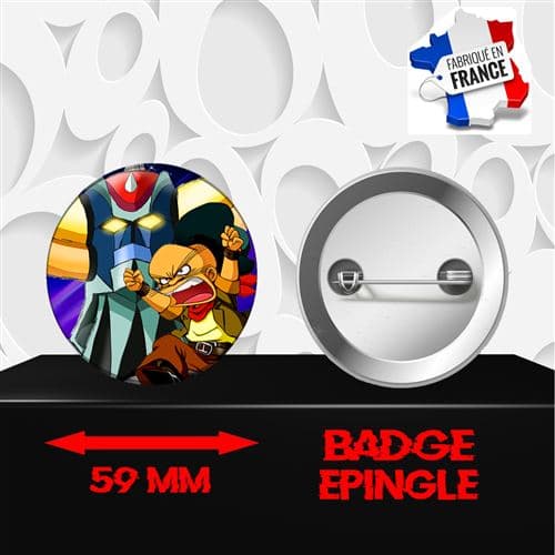 Badge à épingle 59 mm Manga Goldorak 200