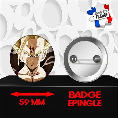 Badge à épingle 59 mm Manga Dragon Ball Z DBZ 185