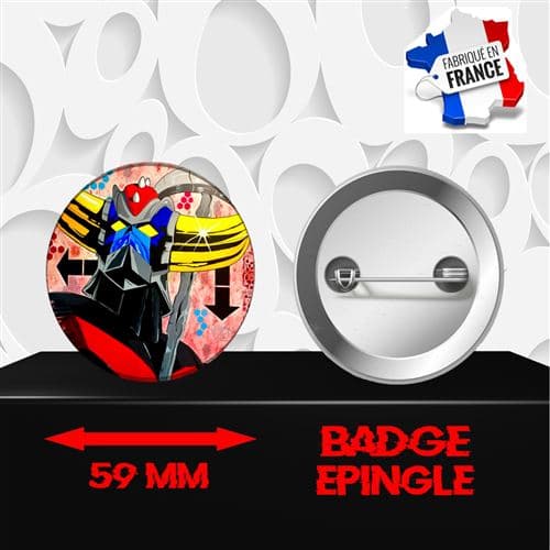 Badge à épingle 59 mm Manga Goldorak 201
