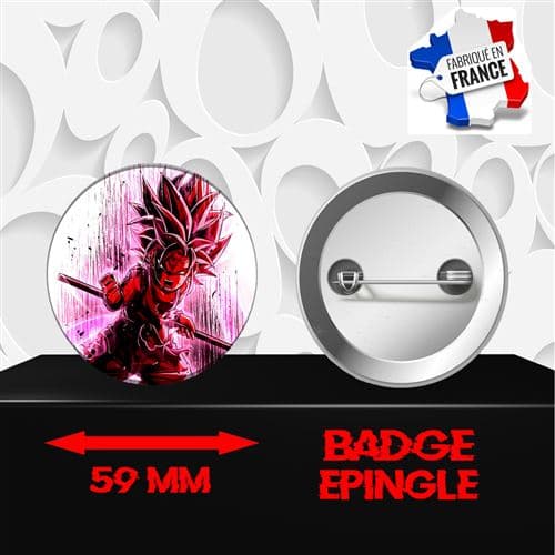 Badge à épingle 59 mm Manga Dragon Ball Z DBZ 191