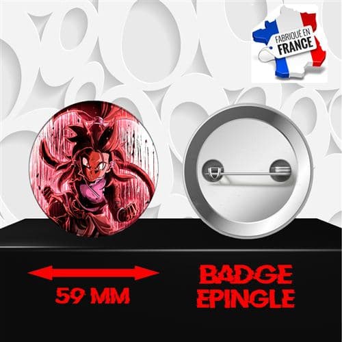 Badge à épingle 59 mm Manga Dragon Ball Z DBZ 189