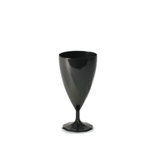 6 verres à vin réutilisables 15cl ébène - aluplast vv 15 ebene