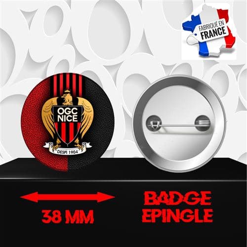Badge à épingle 38 mm Collection Football Club de Foot Europe 652