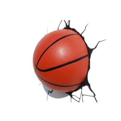 Lampe Murale 3D Deco Light Ballon Basketball