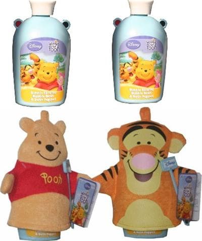 Marionnettes de Bain Winnie et Tigrou