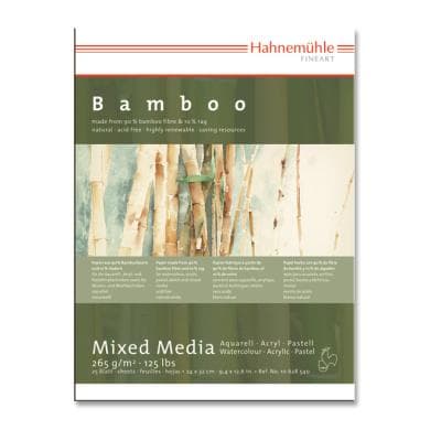 Bloc de papier bamboo multitechniques 265 g/m²